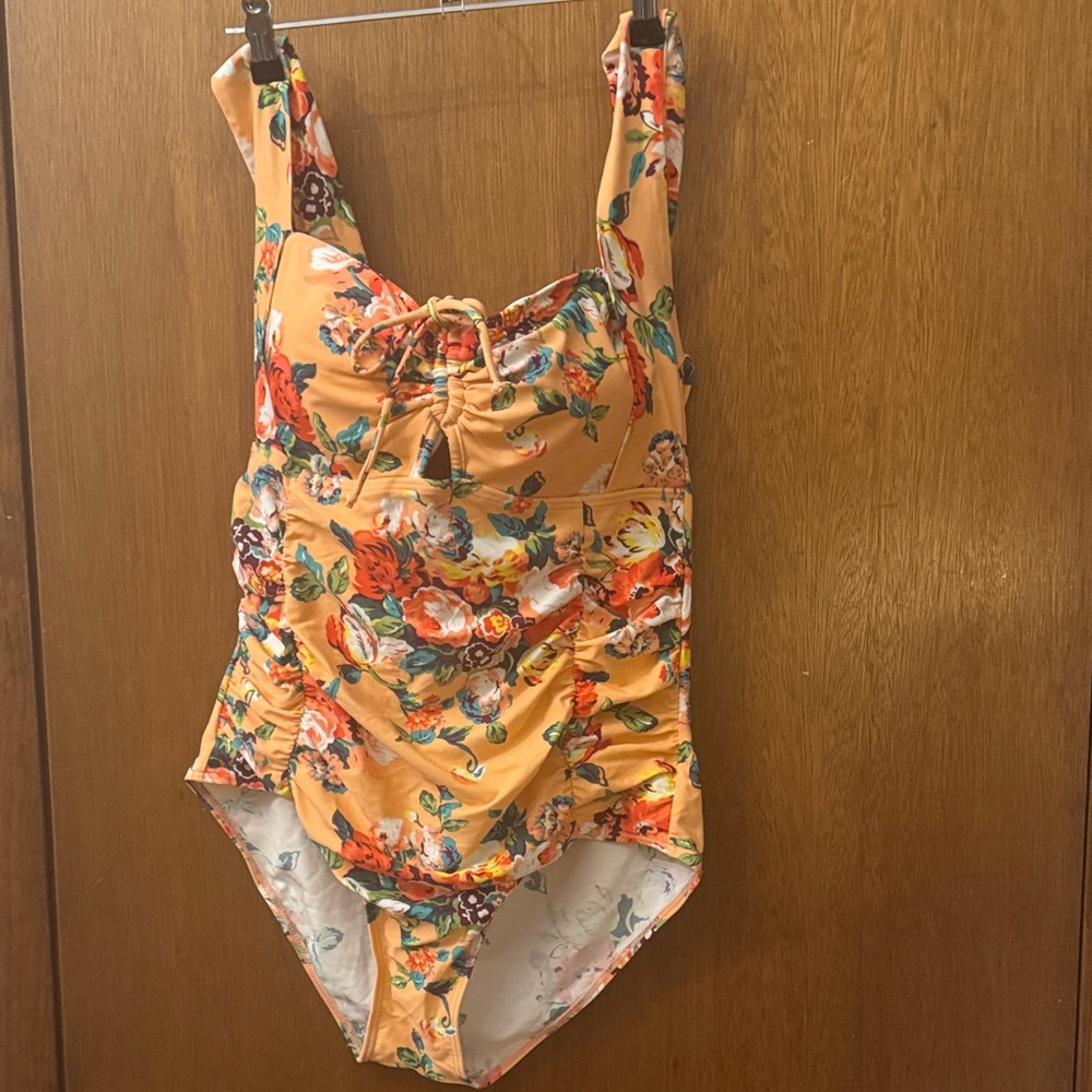 Tropical Floral One Piece Swimsuit